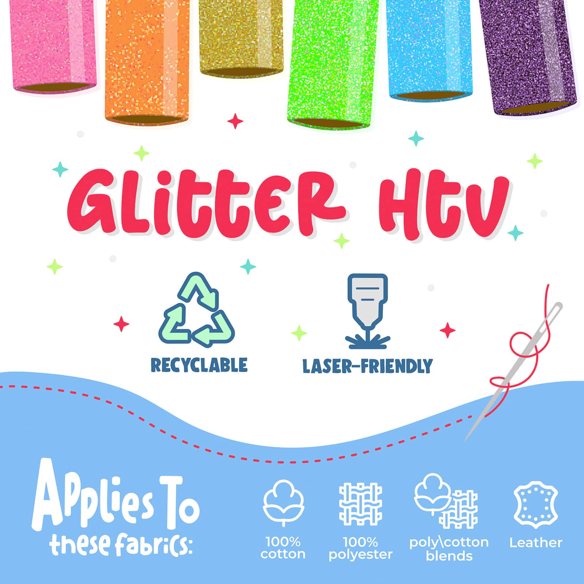 Siser® 36" Glitter Heat Transfer Vinyl